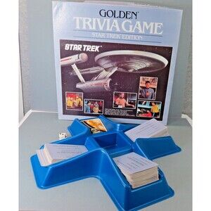 Golden Trivia Game Star Trek Edition 1985 Missing Instructions